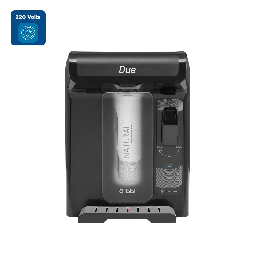 Purificador de Água IBBL Refrigerado Due com Compressor Grafite - 220 Volts